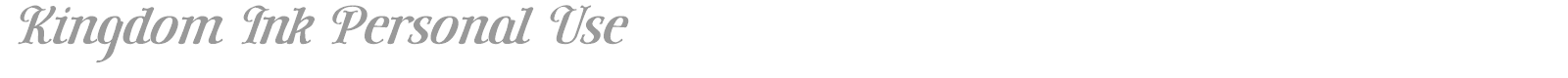 Kingdom Ink font preview